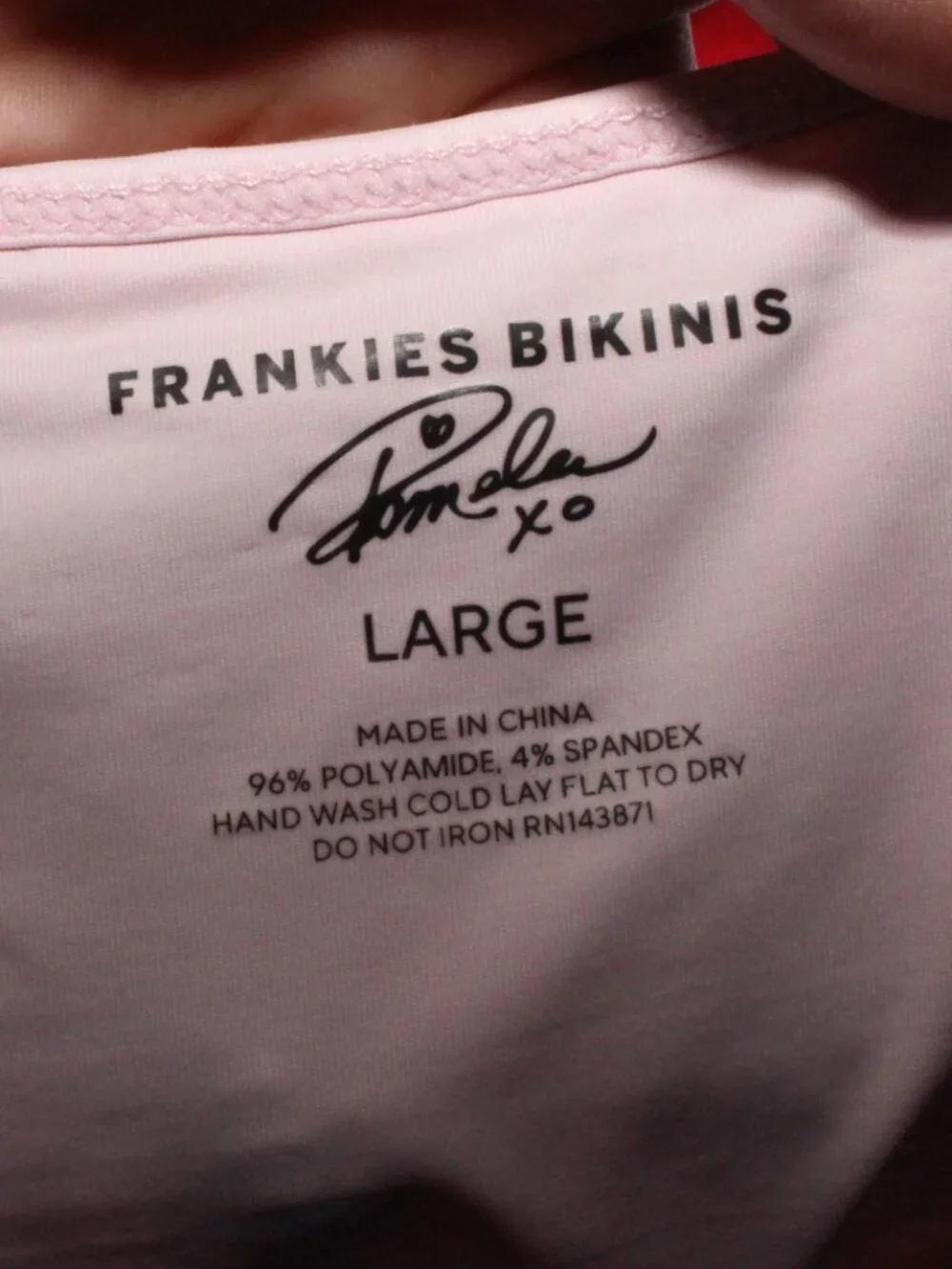 NWT Frankie's Bikinis x Pamela Anderson Venice Bottom Size L